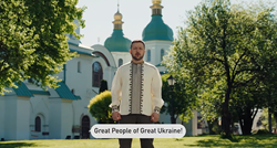 Zelenski: Bog ima ukrajinsku zastavu na ramenu
