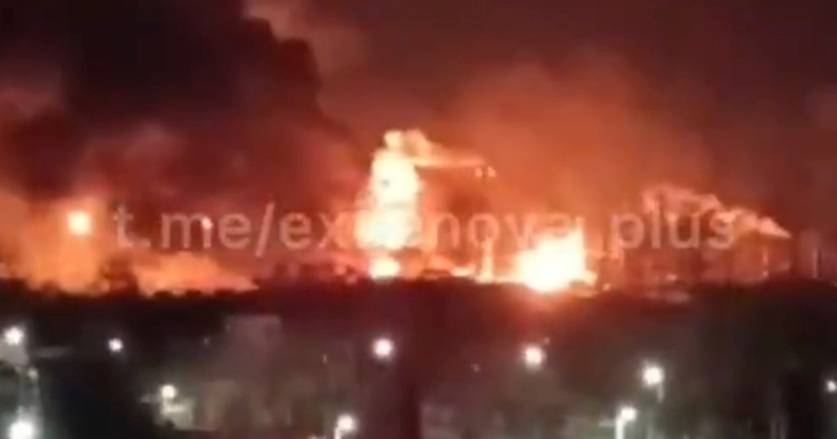VIDEO Pogođena rafinerija u Rusiji. Guverner: Krhotine su izazvale požar