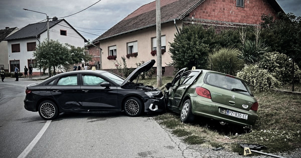 FOTO Prometna kod Požege, ima ozlijeđenih