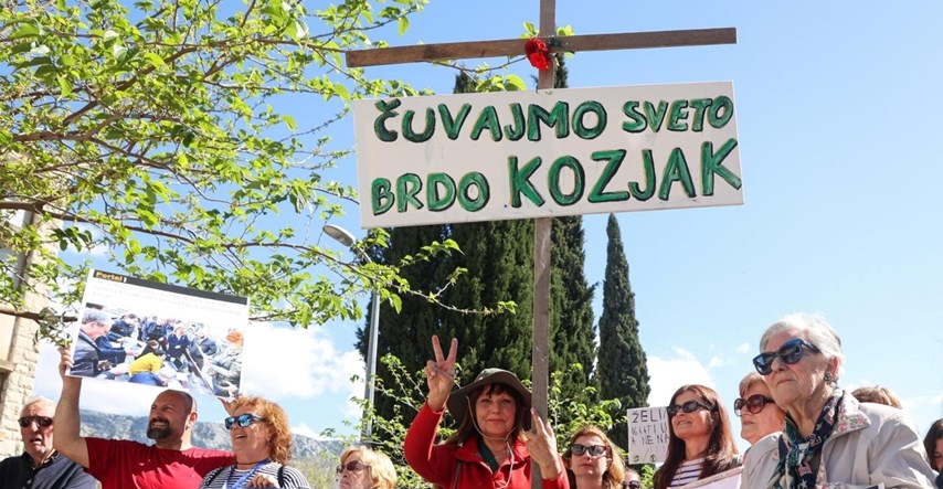 Kaštelani prosvjedovali protiv tunela Kozjak: "Vrlo je opasan i štetan za Kaštela"
