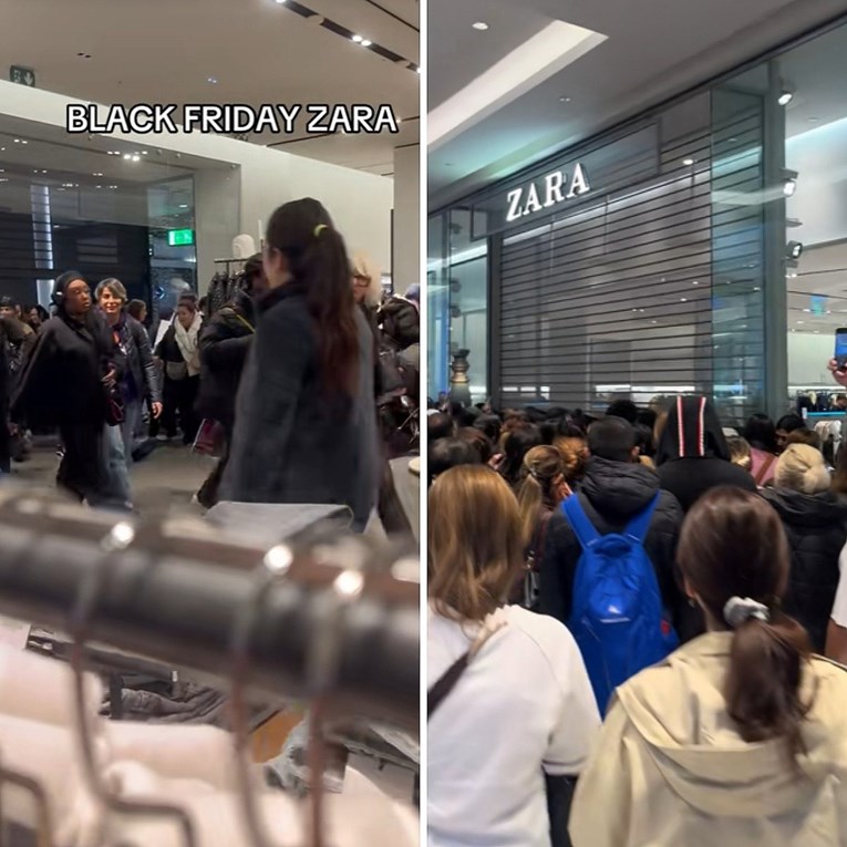 "Ovo nije normalno": Gužve u Zari na Black Friday zgrozile internet