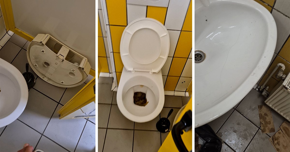 Ovo je WC u bolnici Sveti Duh. Bolnica: Žao nam je