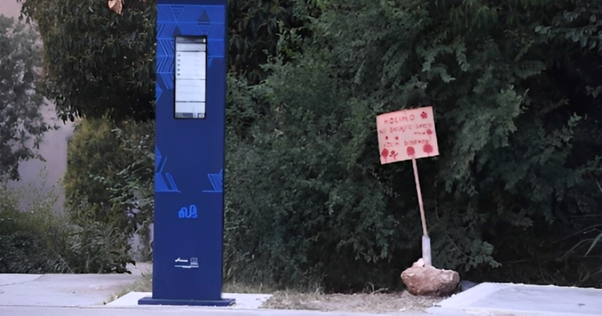 Na autobusnoj stanici u Šibeniku osvanula poruka upućena neodgovornim građanima