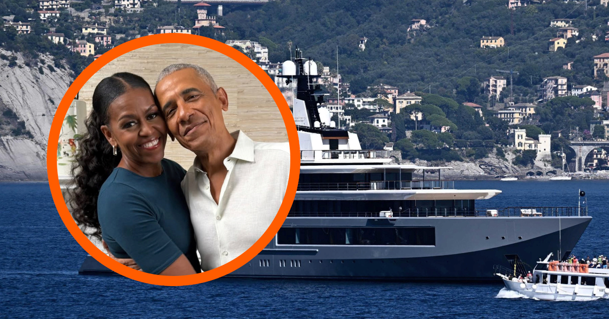 Barack i Michelle Obama viđeni na jahti Stevena Spielberga u Italiji