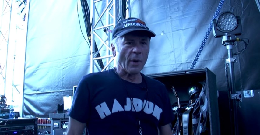 Frontmen Iron Maidena u Rumunjskoj nosio majicu Hajduka