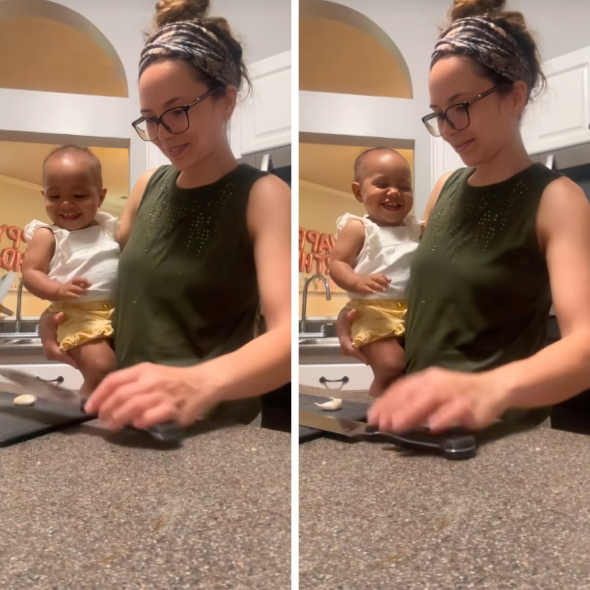 Zarazan smijeh bebe dok mama čisti češnjak uljepšat će vam dan, video postao viralan