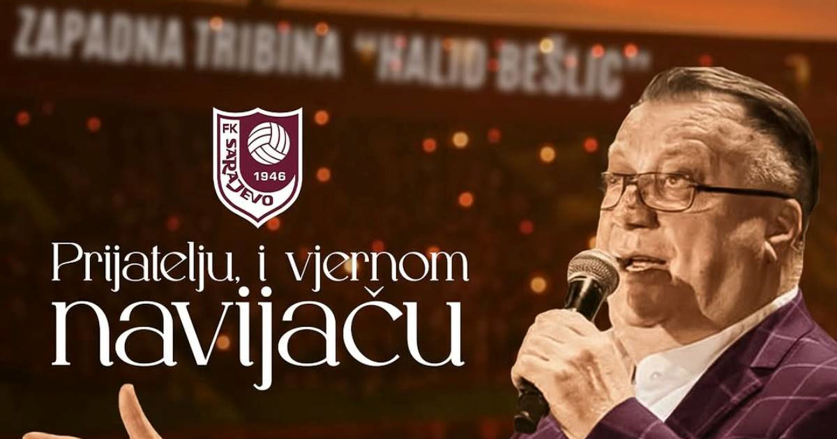 Tribina stadiona Koševo nosit će ime Halida Bešlića