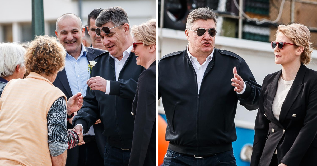 Milanović u Velu Luku došao gliserom, šetao rivom, šarmirao bakice, držao monologe...
