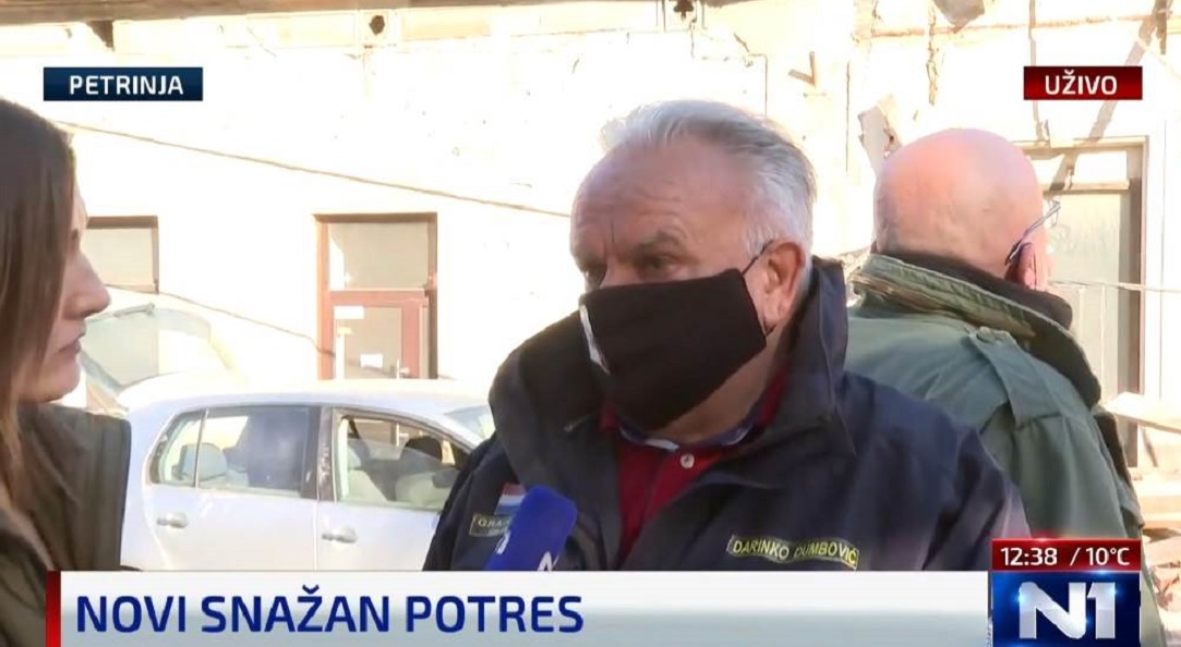 Dumbović: Sve je srušeno, opća je panika, trebamo pomoć