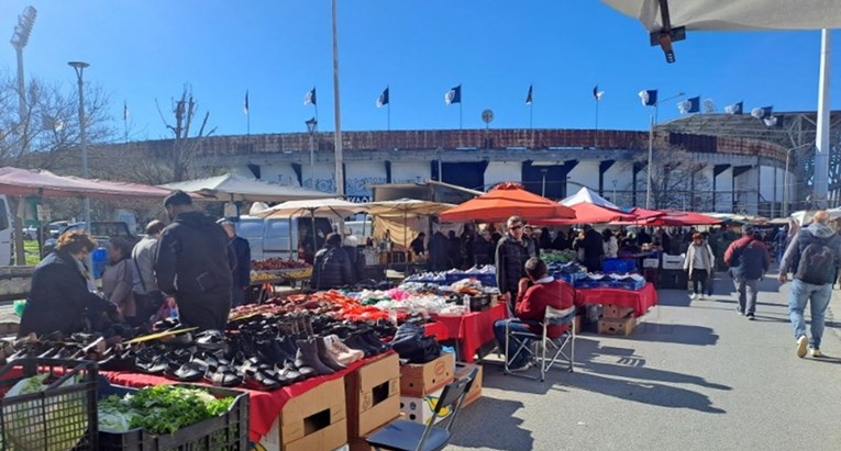 Gužva oko stadiona PAOK-a dan prije utakmice s Dinamom. "Proći ćete kao Hajduk"