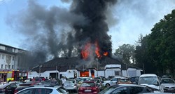 VIDEO Lokaliziran požar na zagrebačkim Krugama, gorjelo skladište autodijelova
