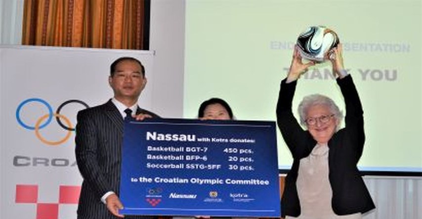 Korejci donirali 500 lopti hrvatskom sportu na lokalnoj razini