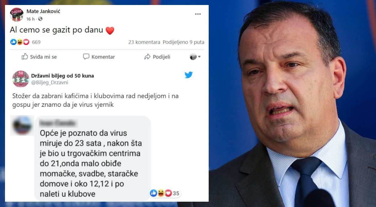 Sprdaju novu mjeru Stožera: Zabranite klubovima rad nedjeljom, virus je vjernik