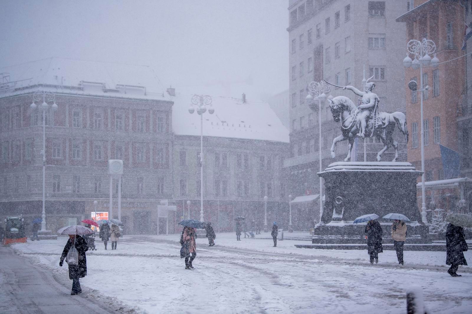 U srijedu moguć snijeg. Čak i u Zagrebu