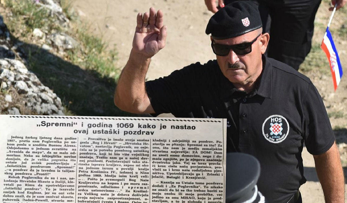 Evo zašto je ZDS isključivo ustaški pozdrav, tko god ga uzvikivao