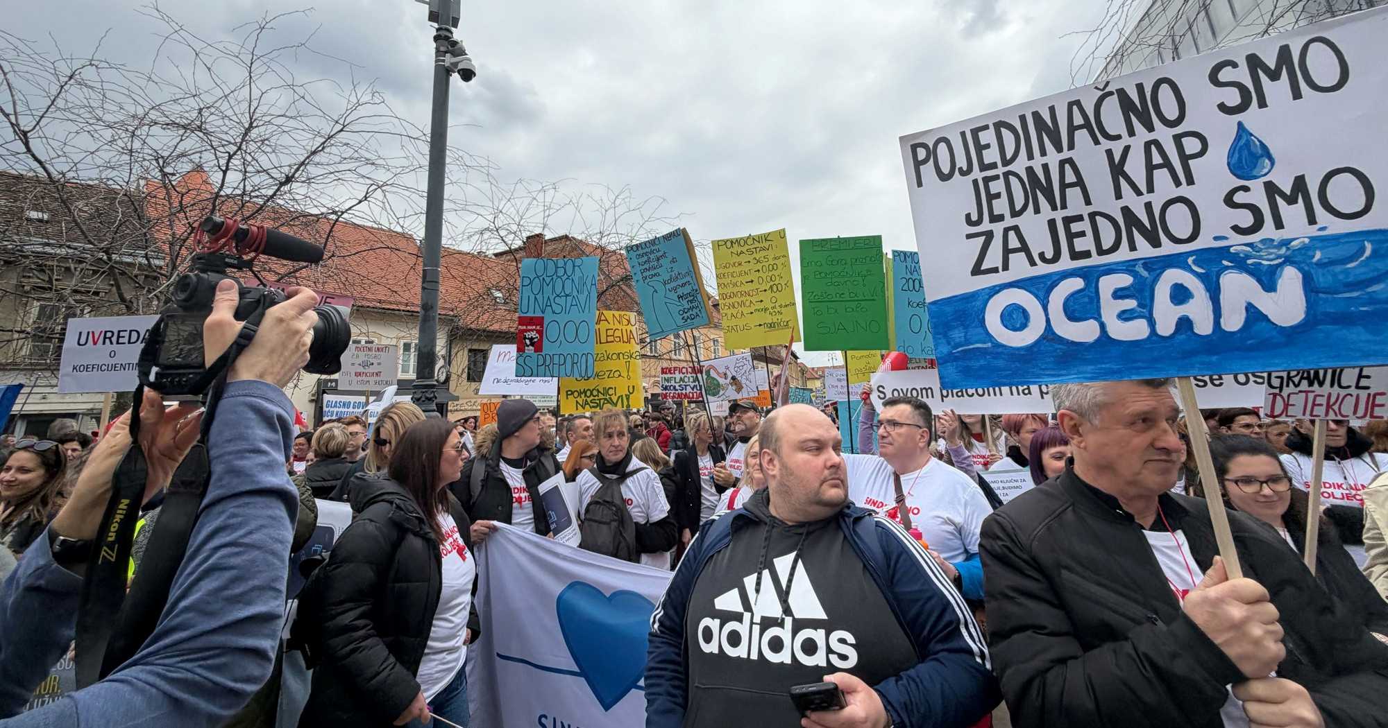 Sindikalni prosvjed u Zagrebu: "Plaće u javnom sektoru su iznimno male"