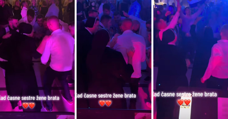 Časne sestre zaplesale na bratovoj svadbi, video oduševio tisuće na TikToku