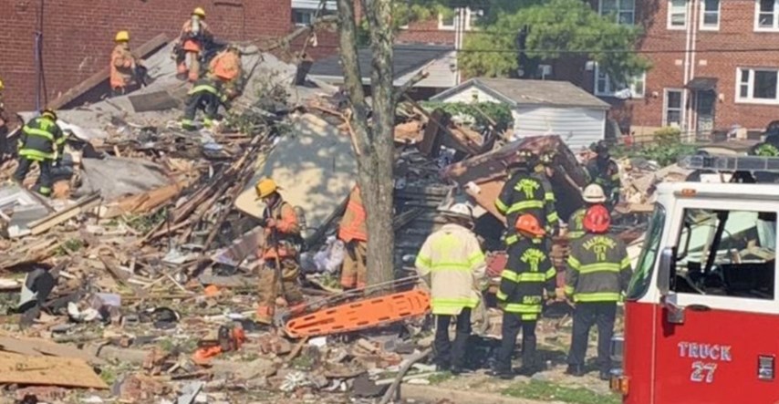 Eksplozija u Baltimoreu raznijela nekoliko kuća, jedna osoba poginula