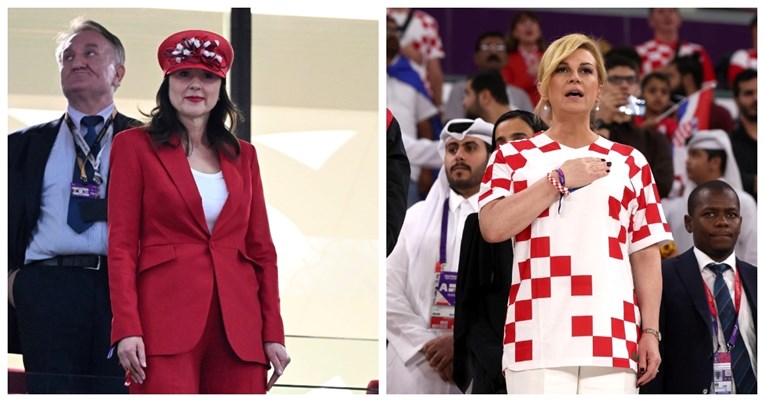 Tko je imao bolji navijački outfit - Sanja Milanović ili Kolinda Grabar Kitarović?