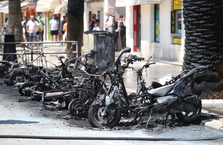 Otkriven uzrok požara u kojem su izgorjeli motocikli na splitskoj Rivi