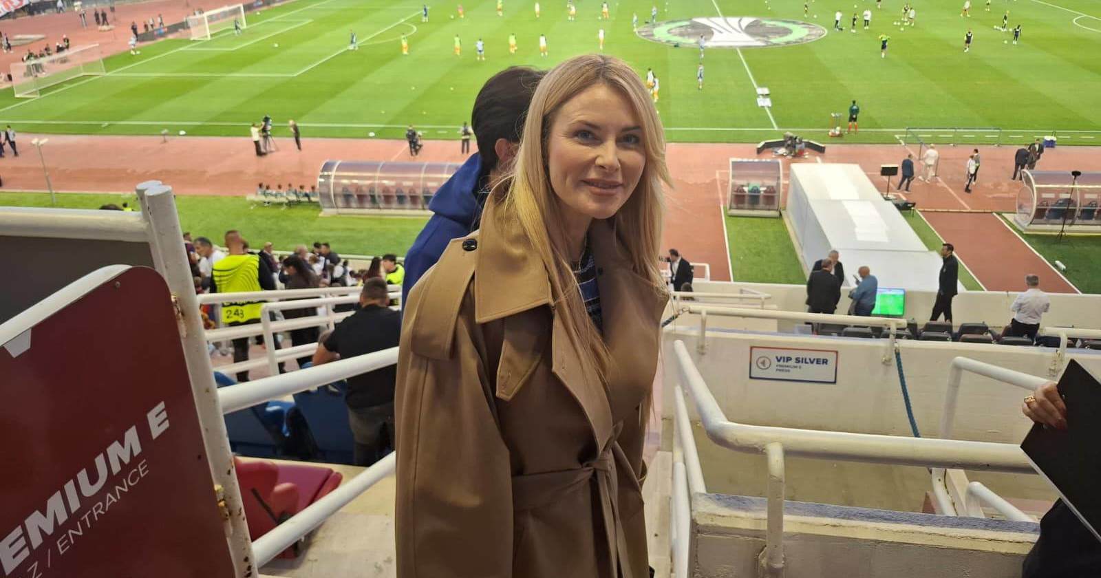 Iris Livaja nije propustila utakmicu Hajduka i Ajaxa, snimljena je na tribinama