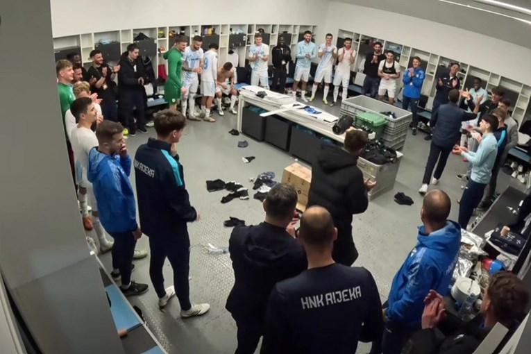 VIDEO Pobjednički govor u svlačionici Rijeke: "Vi ste je*eni igrači"