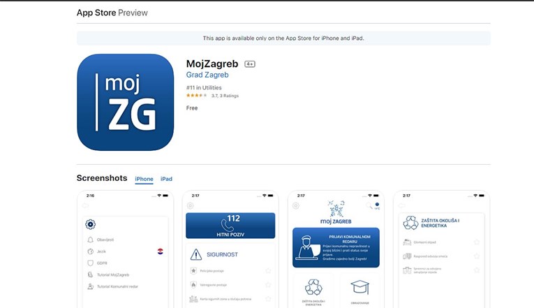 Građani Zagreba pomoću aplikacije mogu pratiti obavijesti o koronavirusu