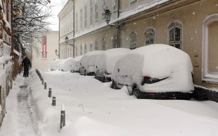 FOTO Prije 10 godina Zagreb je bio zatrpan snijegom