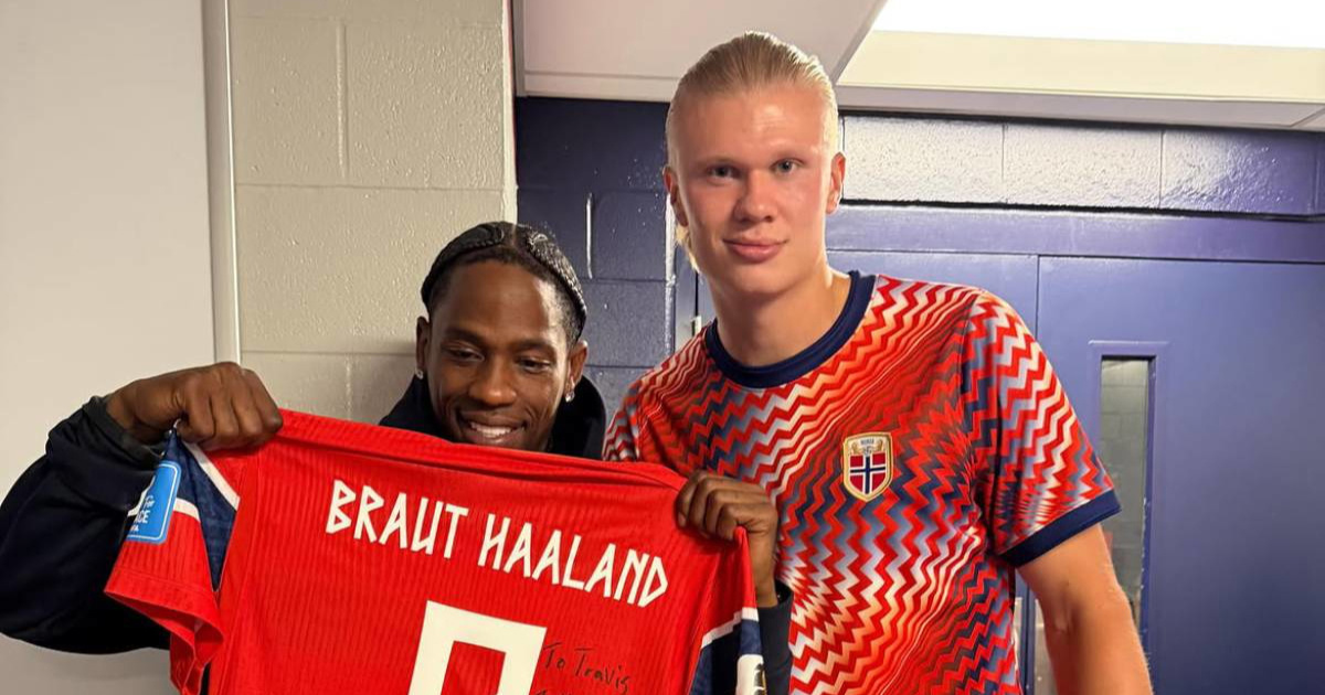 Travis Scott i Erling Haaland pozirali zajedno na SP-u, nogometaš mu je poklonio dres