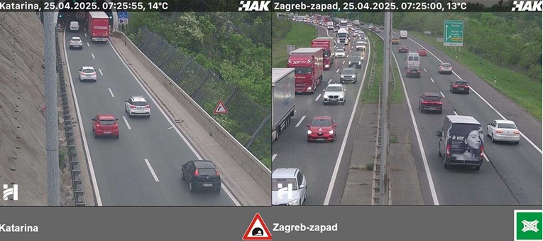 Jak vjetar na magistrali, gužve na zagrebačkoj obilaznici