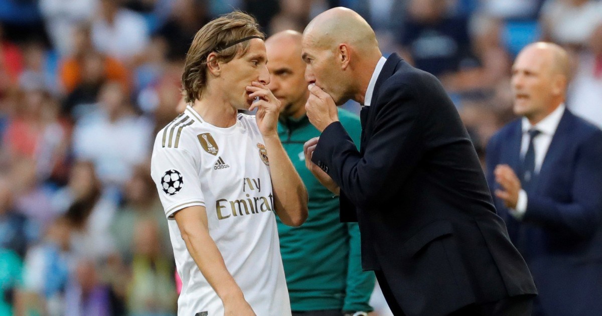 Zidane: Išao bih na večeru s Modrićem i Kroosom