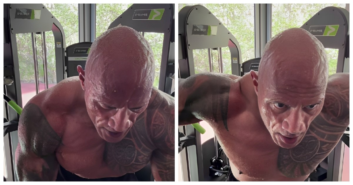 The Rock se pohvalio videom u kojem diže utege okupan znojem, ljudi ga počeli sprdati