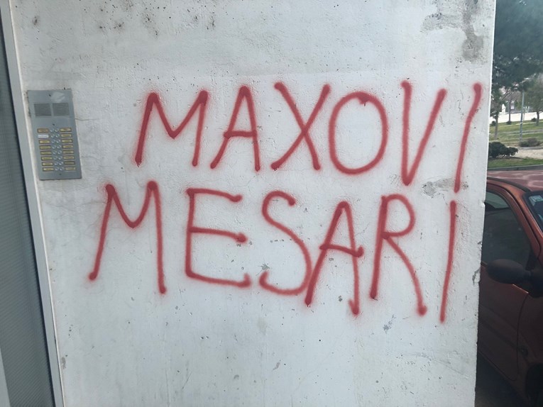 Na splitskoj zgradi osvanuo novi fašistički grafit: "Maksovi mesari"