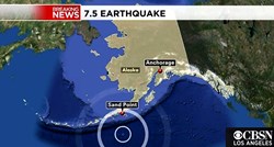 Aljasku pogodio potres od 7,5 stupnjeva po Richteru, pojavio se i manji tsunami