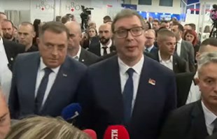 VIDEO Snimljeni Dodik i Vučić nakon incidenta s novinarkom: Vidi ti one krave iz N1