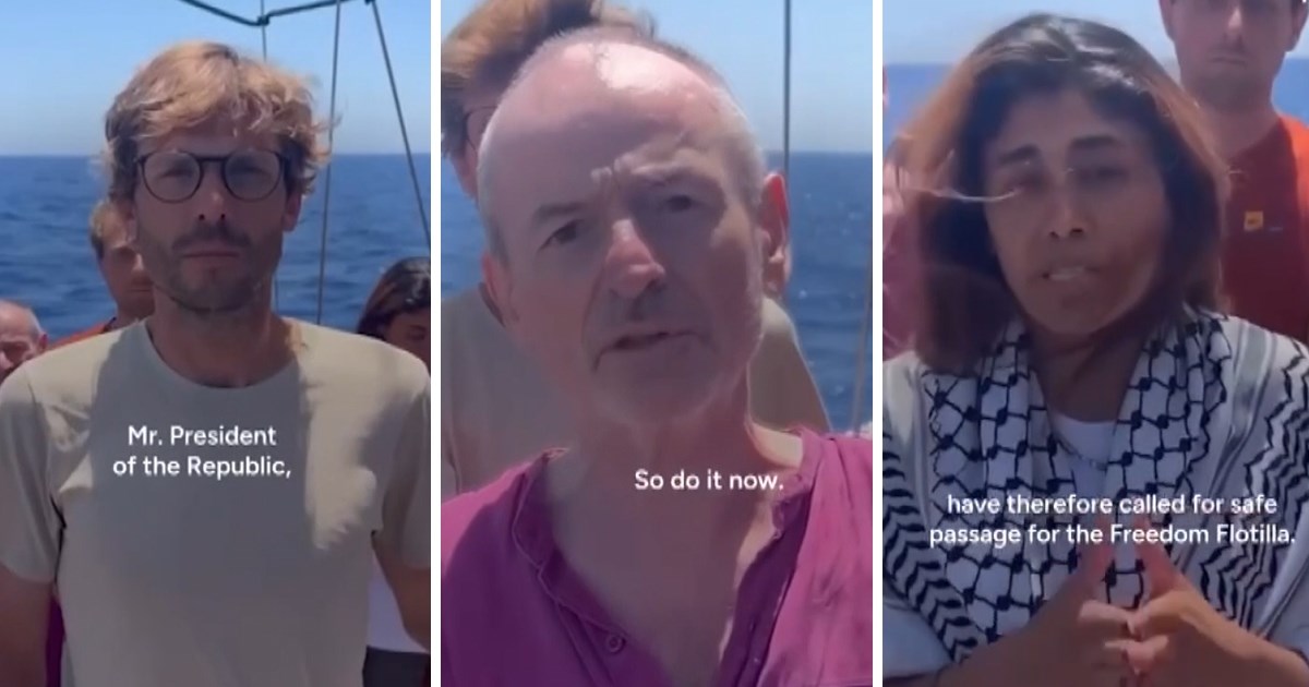 VIDEO Francuzi s Gretine jedrilice Macronu: Spriječite napad na nas