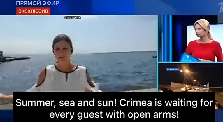 Ruska televizija poziva ljude u posjet Krimu unatoč napadima: "Ljeto, more i sunce!"