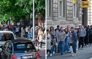FOTO Pogledajte ogroman red na biralištu u Zagrebu