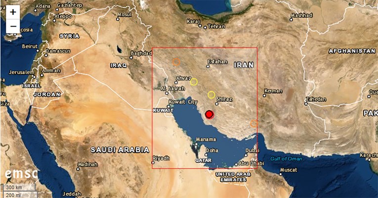 Iran zatresao i potres, epicentar 50 kilometara od nuklearne elektrane