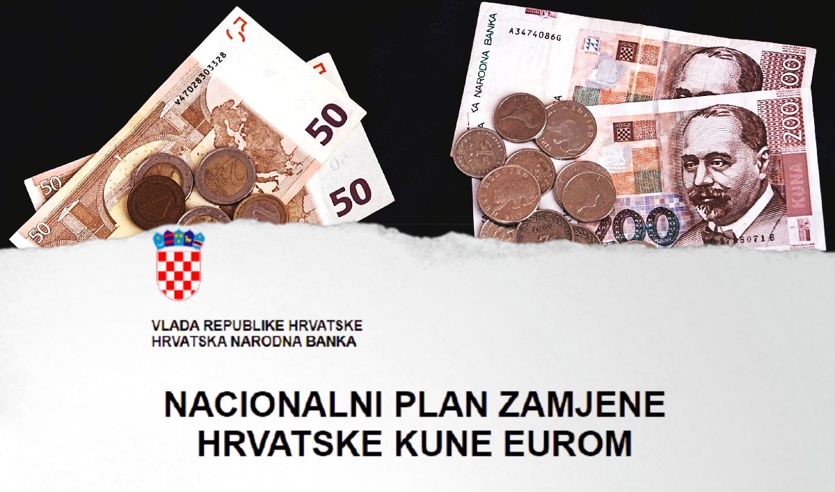 Objavljen detaljan plan, dva tjedna nakon uvođenja eura samo će se njime moći plaćati