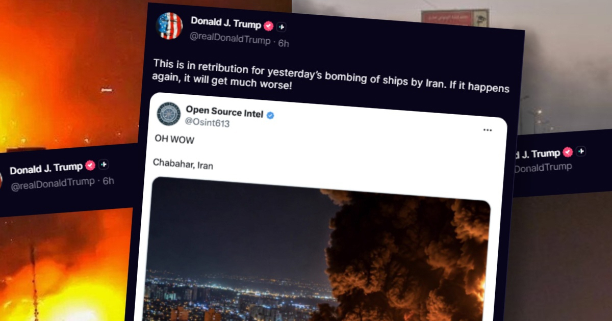 Trump noćas objavljivao slike i snimke napada na Iran: "Ovo je odmazda"
