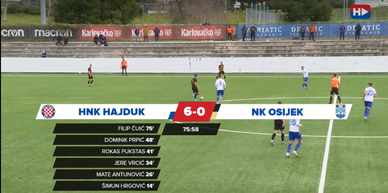 Hajdukovi juniori pobijedili Osijek 6:0