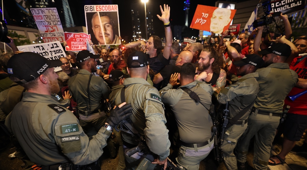 Izraelci prosvjedovali protiv Netanyahuove vlade. Došlo je i do sukoba s policijom