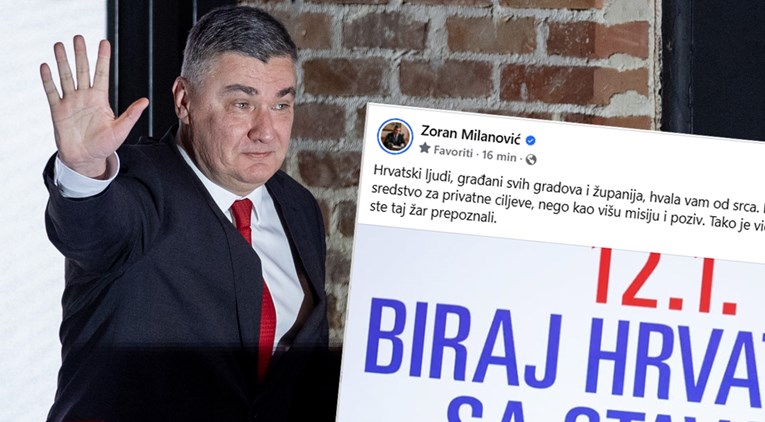 Milanović: Hrvatski ljudi, hvala vam od srca