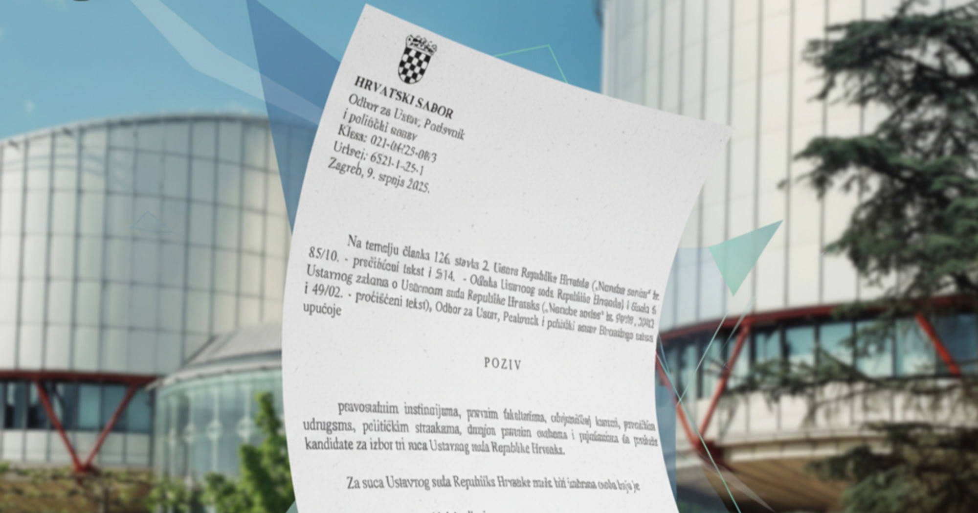 Doznajemo: U Strasbourgu pokrenut postupak protiv RH, sporan izbor ustavnih sudaca