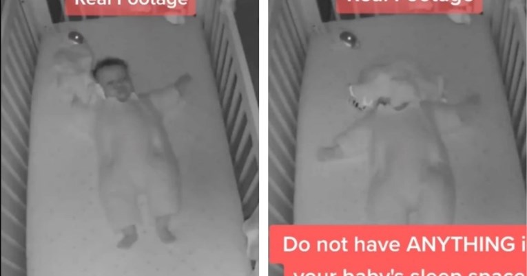 Šokantan video otkrio zašto nikada ništa ne biste trebali stavljati u dječji krevetić