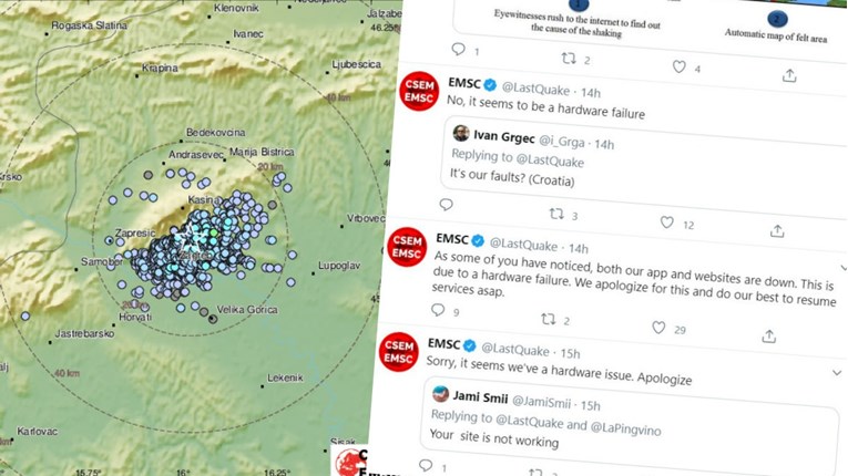 Jučer se srušila aplikacija za prijavu potresa, Hrvati se odmah javili