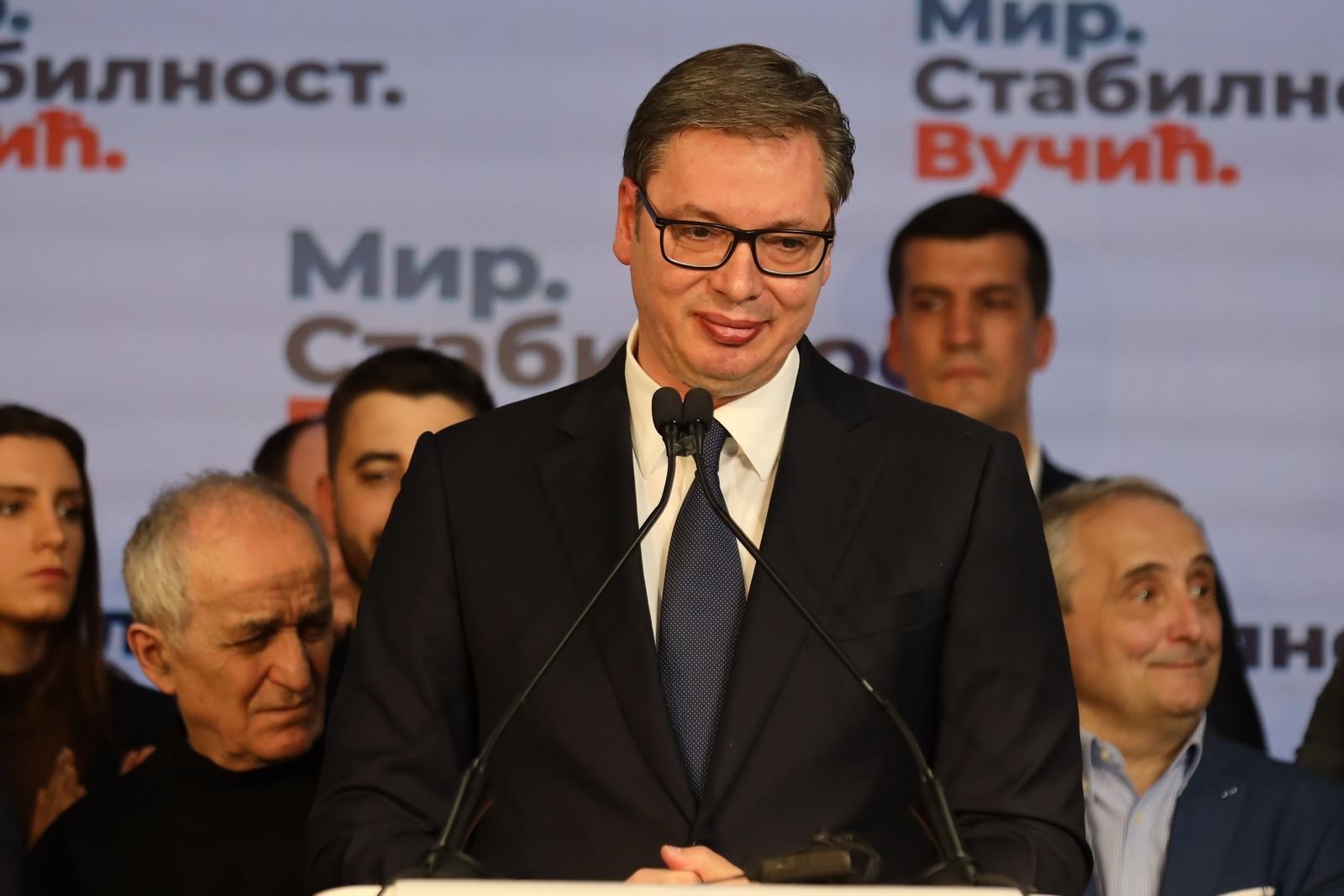 VIDEO Pobjednički govor Vučića: Srbija je otišla previše udesno, sam sam kriv za to
