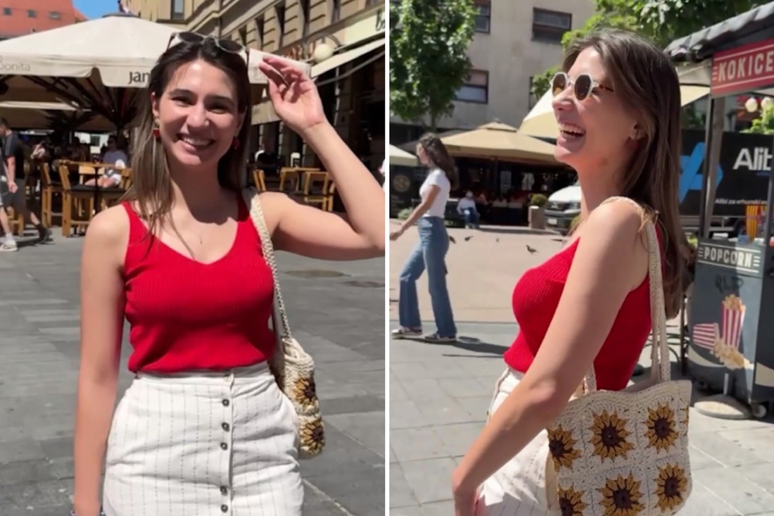 Učiteljica glazbenog na špici nosila ženstven outfit s uistinu posebnim detaljem