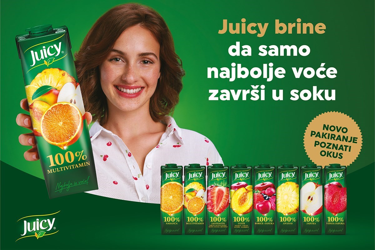 Kampanja “Juicy brine” predstavlja omiljeni sok u inovativnom i održivom pakiranju